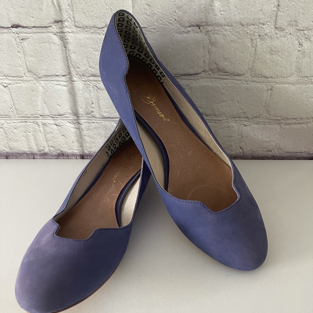 Women's MATT BERNSON Purple Flats SZ 9.5